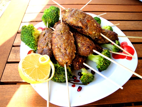 meatballs on a stick