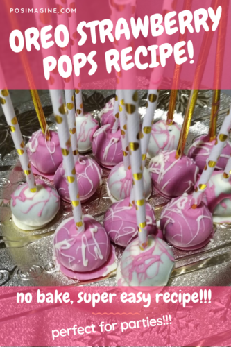 Strawberry oreo balls recipe pops